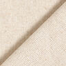 Tissu déco semi-panama nervuré en coton recyclé – beige,  thumbnail number 3