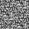 Jersey viscose Motif léopard abstrait – noir/blanc,  thumbnail number 7