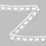 Dentelle dévorée Petits cœurs - blanc cassé,  thumbnail number 1