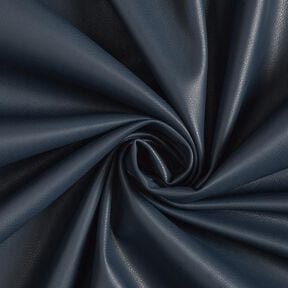 Similicuir avec revers en velours  – bleu nuit, 