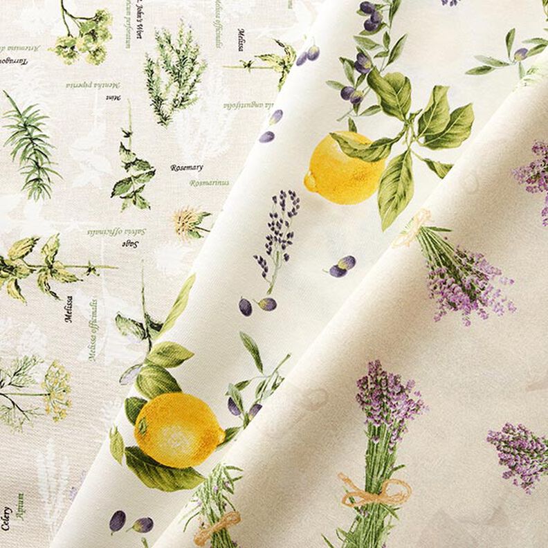 Tissu de décoration Canvas Citrons – jaune,  image number 5