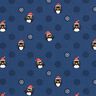 Jersey coton Pingouin avec bonnet de Noel – bleu marine,  thumbnail number 1