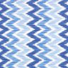 Coton enduit imprimé ikat – bleu/blanc,  thumbnail number 1