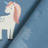 Jersey coton Jolies licornes scintillantes – gris bleu,  thumbnail number 5