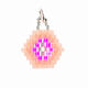 Pendentif Brick Stitch Hexagone [14 mm  x 16 mm] | Rico Design – rose,  thumbnail number 1