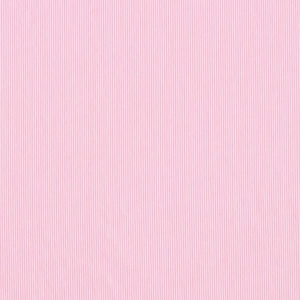 Coton mélangé Fines rayures – blanc/rose clair,  image number 1