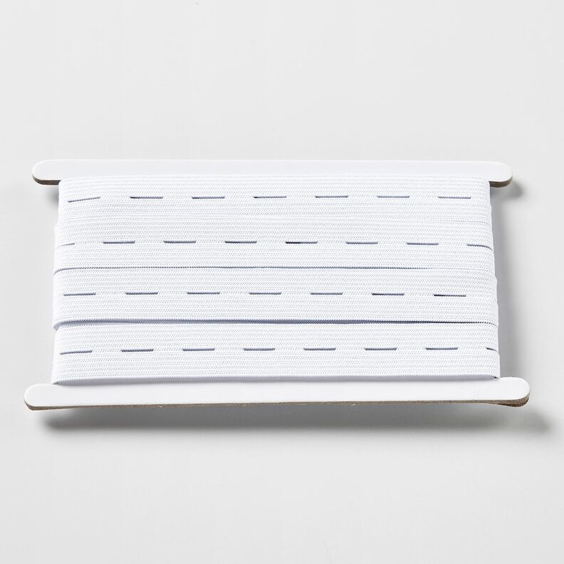 Élastique a boutonnières [3 m | 20 mm] – blanc,  image number 1