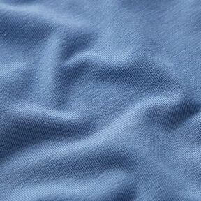 Bambou Jersey viscose Uni – bleu acier, 