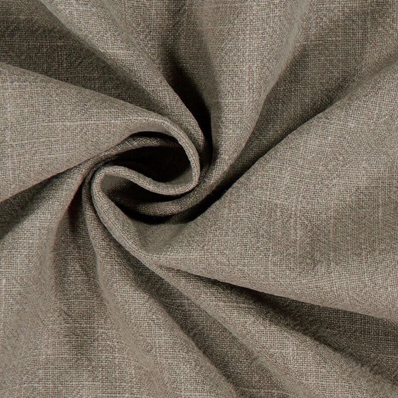 Tissu de Ramie–Mix stonewashed, qualité lourde – taupe foncé, image number 2