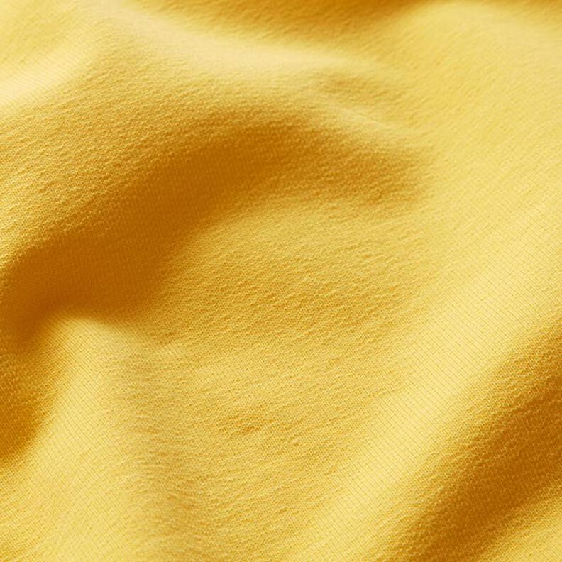 French Terry léger uni – jaune soleil,  image number 3