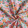 Tissu en coton Cretonne Fleurs multicolores – blanc/orange clair,  thumbnail number 3