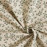 Tissu de décoration Semi-panama Rameaux de Noël – nature/vert sapin,  thumbnail number 3