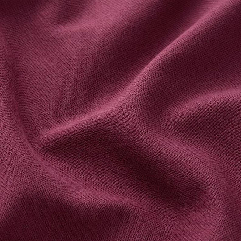 Bord-côte uni – rouge bordeaux, image number 4