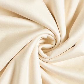 Tissu en velours avec envers fausse fourrure – crème, 