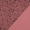 Tissu double gaze de coton Fleurs bicolores  | Poppy Fabrics – vieux rose foncé/noir,  thumbnail number 4
