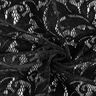 Dentelle fleurs floquées – noir,  thumbnail number 4