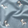 Jersey coton Zèbre espiègle – gris bleu,  thumbnail number 2