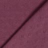 Jersey finement tricoté à motif ajouré – aubergine,  thumbnail number 4