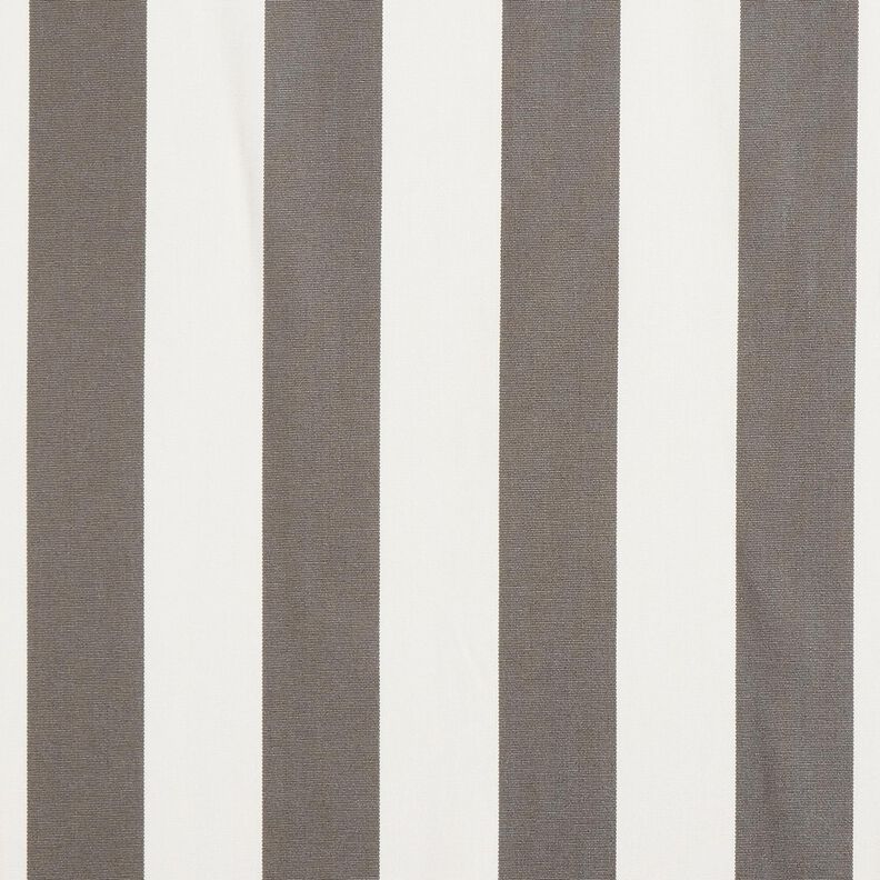Tissu d’extérieur Canvas Blockstreifen – gris pierre/ivoire,  image number 1