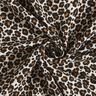 Tissu double gaze de coton Imprimé léopard – taupe clair/noir,  thumbnail number 3