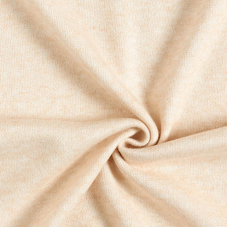 Tissu maille Mélange viscose Chiné – crème,  image number 1
