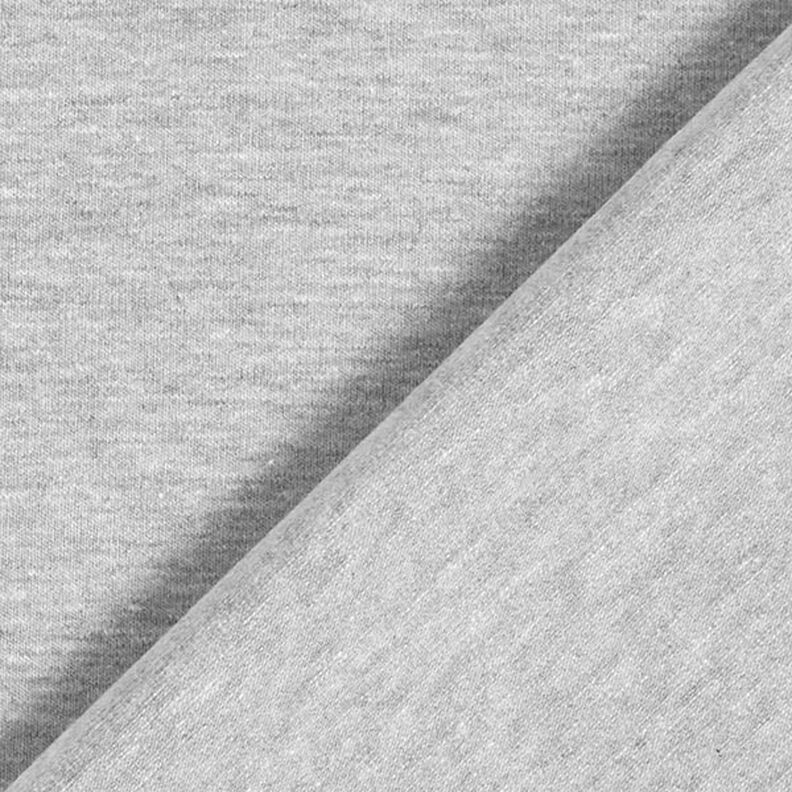 Jersey coton Medium chiné – gris clair, image number 5