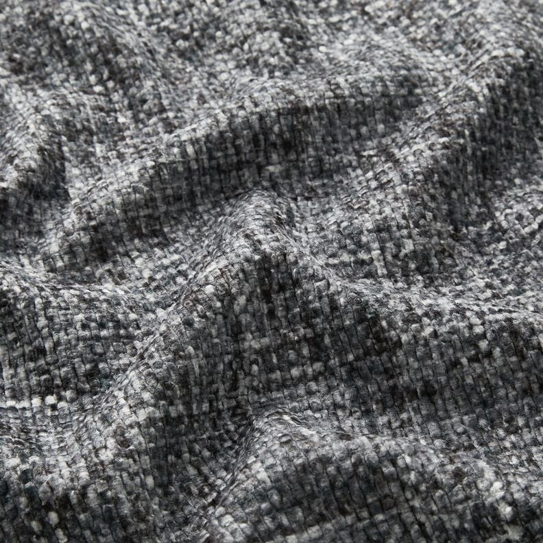 Tissu de revêtement velours gaufré – gris pierre,  image number 2