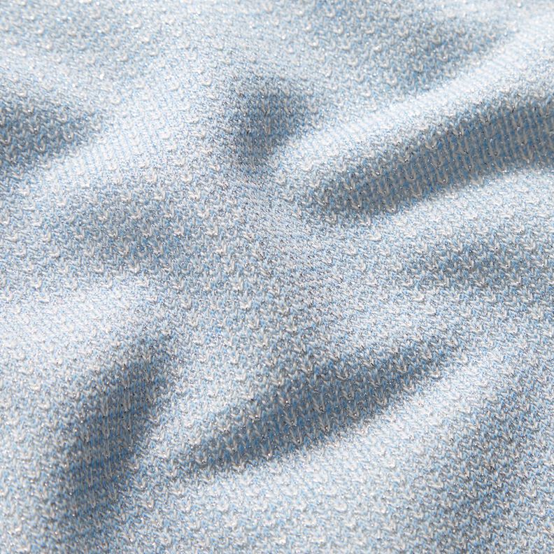 French Terry Paillettes – bleu clair,  image number 2
