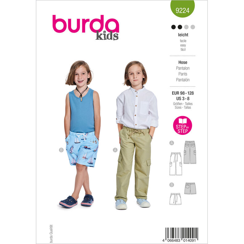 Pantalon | Burda 9224 | 98-128,  image number 1