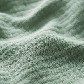 Tissu double gaze de coton – roseau | Reste 80cm, 