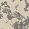Tissu décoratif Toile Grue chinoise – sable/gris,  thumbnail number 6