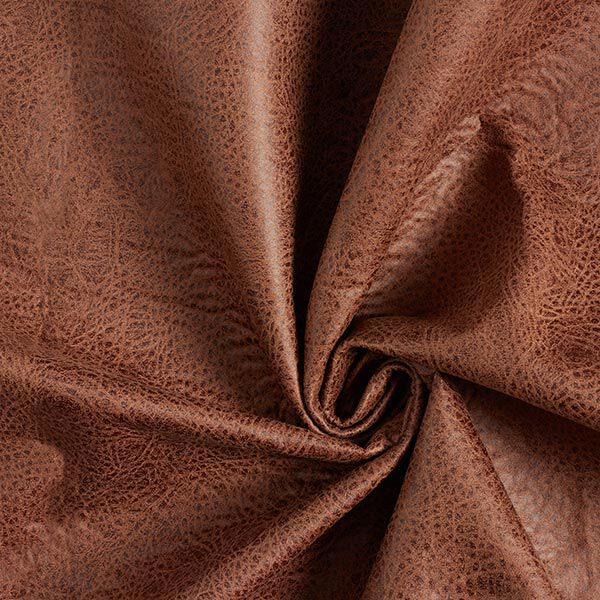 Tissu de revêtement Imitation cuir – marron moyen,  image number 1