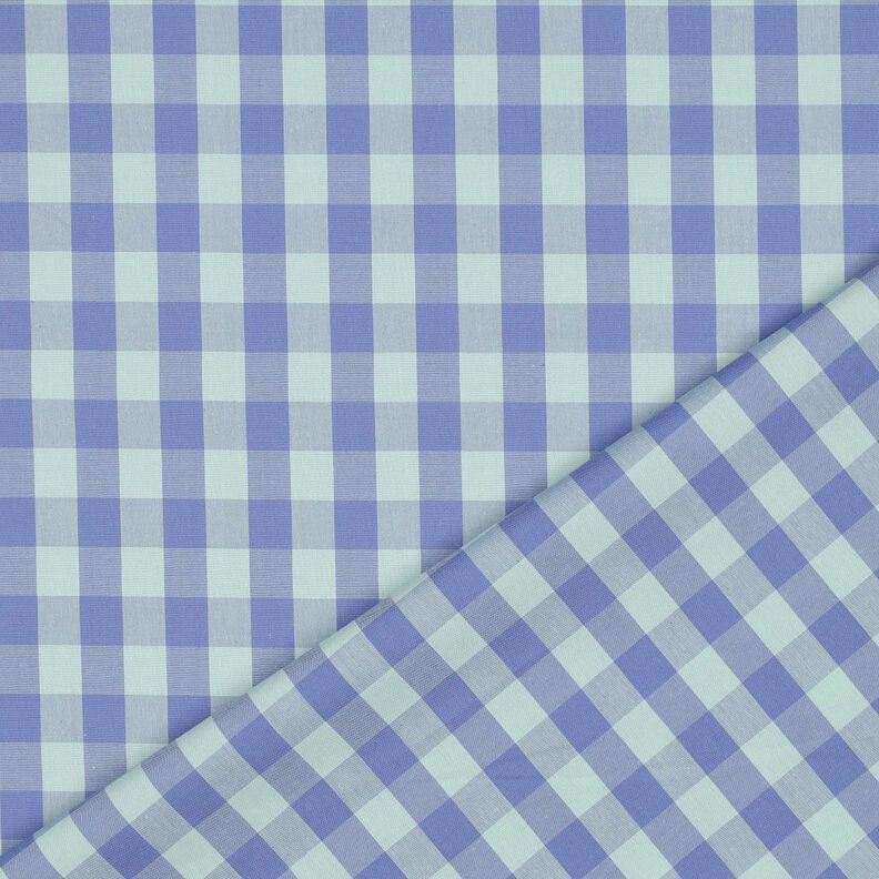 Popeline coton Carreau | Poppy Fabrics – menthe clair/mauve,  image number 4