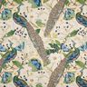 Tissu de décoration Gobelin Paon – beige,  thumbnail number 1