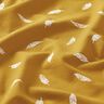 Jersey coton Plumes – moutarde,  thumbnail number 2