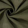 Tissu de Ramie–Mix stonewashed, qualité lourde – olive foncé,  thumbnail number 2