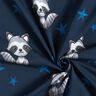 Jersey coton Raton laveur et étoiles | Glitzerpüppi – bleu nuit/argent,  thumbnail number 3