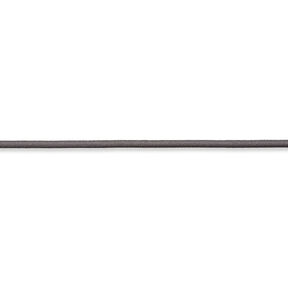 Cordelette en caoutchouc [Ø 3 mm] – gris foncé, 