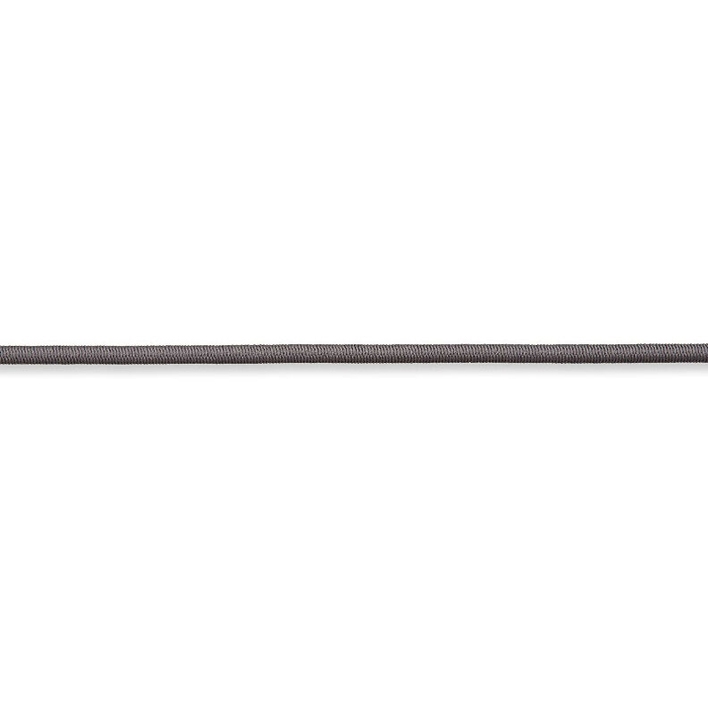 Cordelette en caoutchouc [Ø 3 mm] – gris foncé,  image number 2