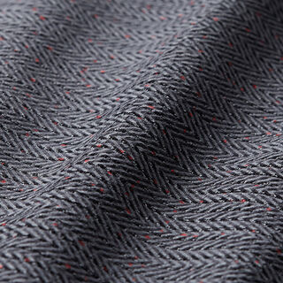 Cordon large chevrons & petits points – gris foncé, 