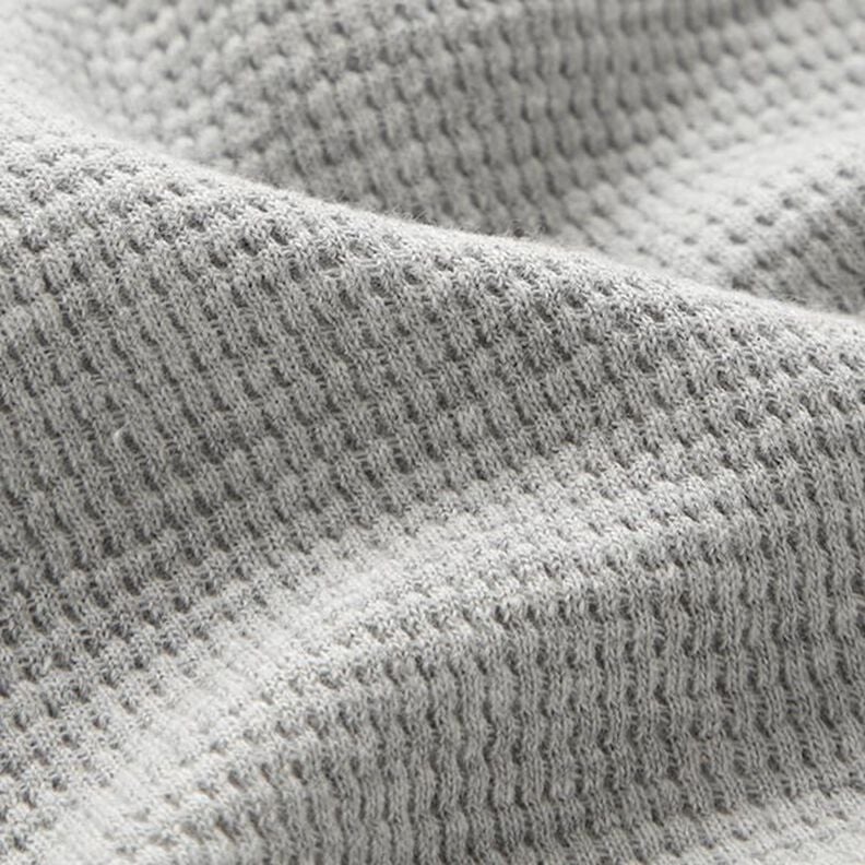Mini Jersey de coton gaufré uni – gris clair, image number 3