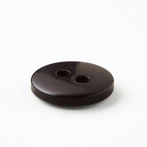 Bouton à 2 trous rond [Ø 11 mm] – noir, 