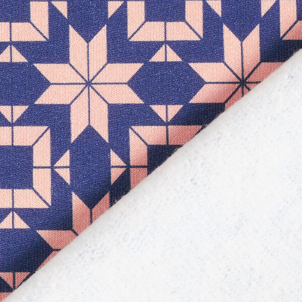 Soft sweat Motif norvégien – indigo/saumon, image number 4