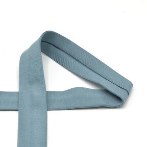 Biais Jersey coton [20 mm] – bleu pigeon, 
