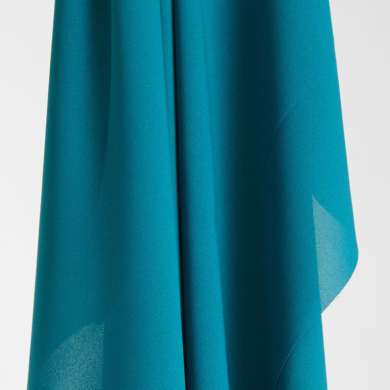 Crêpe Georgette – pétrole légère,  image number 5