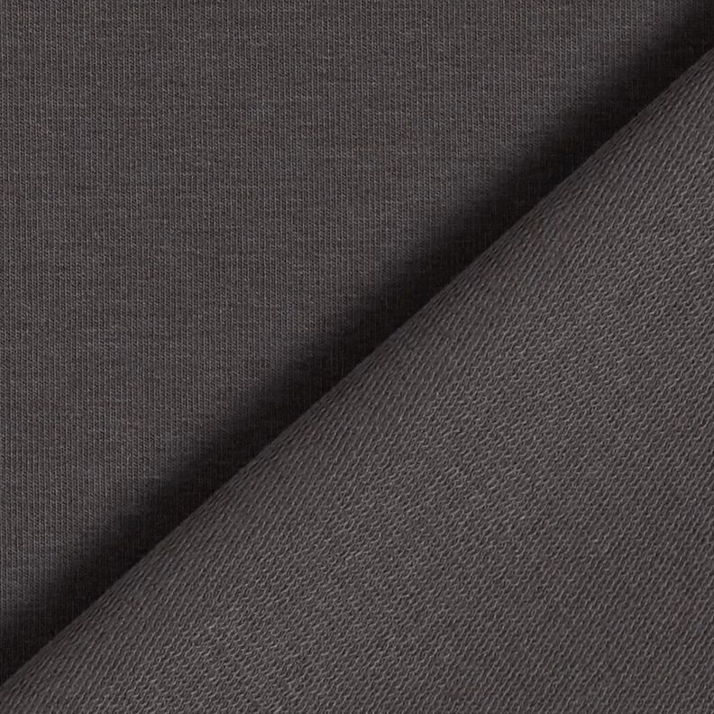 French Terry léger uni – gris pierre, image number 3