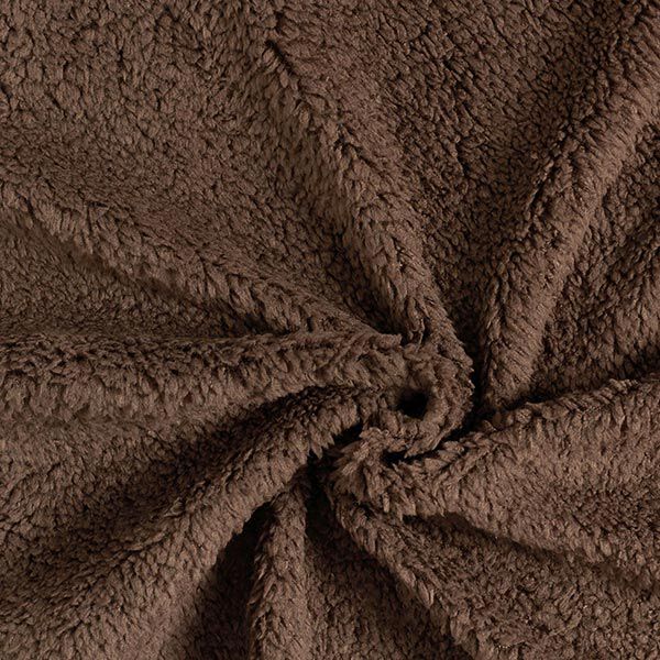 Fourrure synthétique Tissu peluche – chocolat,  image number 1