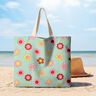 Coton enduit Fleurs joyeuses | Poppy Fabrics – menthe/jaune citron,  thumbnail number 9