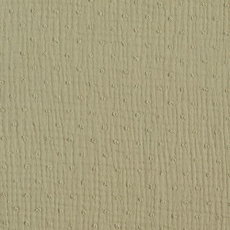 Tissu double gaze de coton dobby – roseau,  image number 1