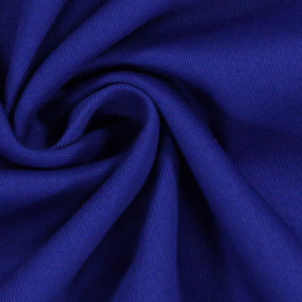Tissu croisé en coton stretch – bleu roi,  image number 2
